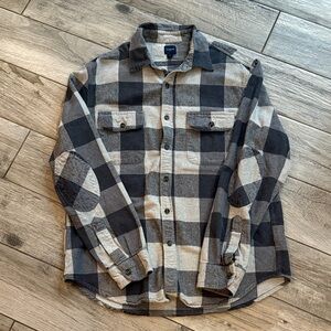 EUC J. Crew thick flannel m, sz L